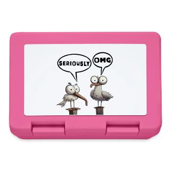 Omg, seriously, cool - Lunchbox - pink - Front