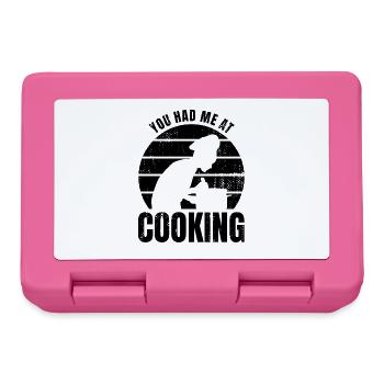 Cooking Saying - Lunchbox - pink - Front