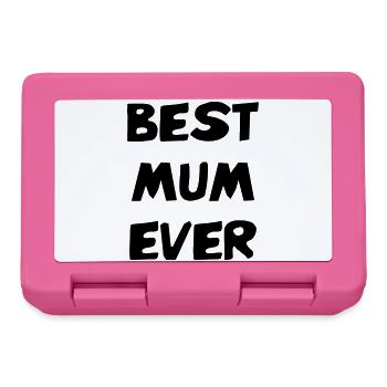 Die beste Mutter aller Zeiten - Muttertag - Brotdose - Pink - Vorne