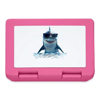 Requin Requin Requin Tigre Requin Requin Gris Grand Requin Blanc - Boîte à goûter - rose - Devant
