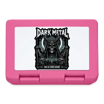 Dark Metal Skelett Kult - Brotdose - Pink - Vorne