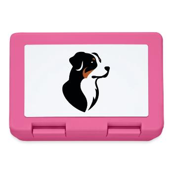 Appenzeller Sennenhund - Brotdose - Pink - Vorne
