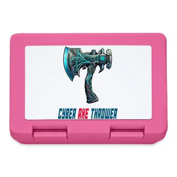 Hache à lancer une cyberhache, design sportif - Boîte à goûter - rose - Devant