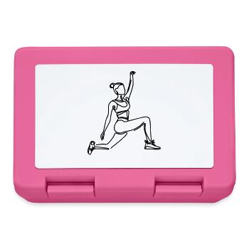 Sportive de fitness - Boîte à goûter - rose - Devant