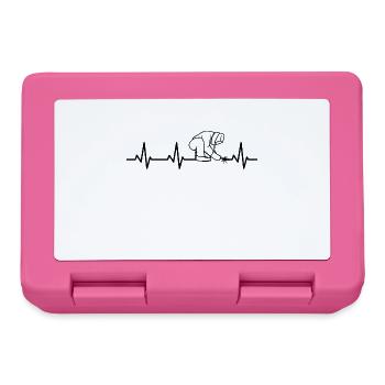 Welder Heart Line - Lunchbox - pink - Front
