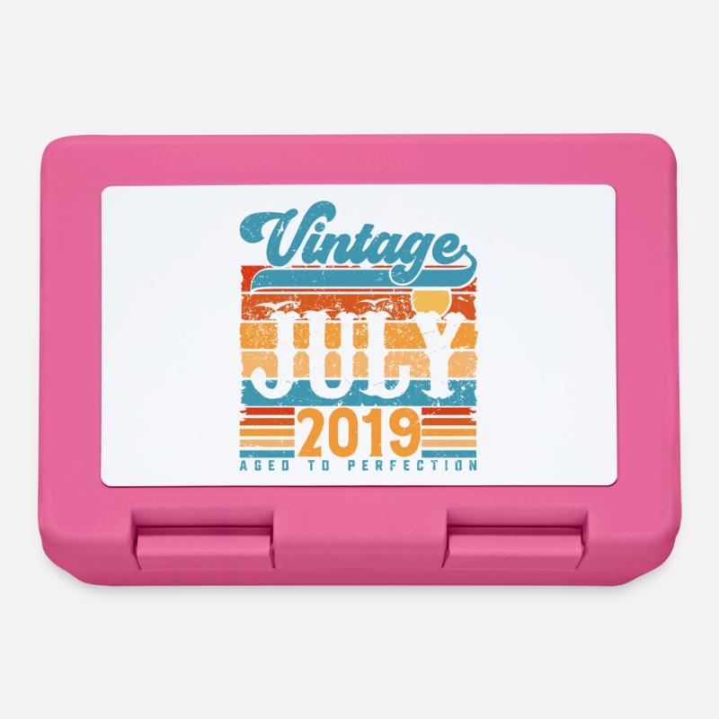 July 2019, July 2019 Birthday Gift. - Lunchbox - pink