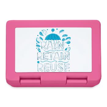 Rain Keep Reuse - Lunchbox - pink - Front