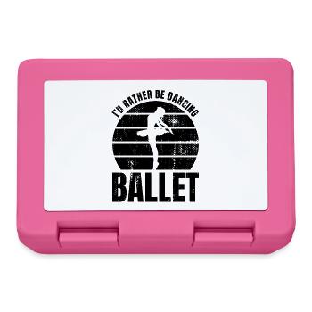 Balletttänzerin Witz - Brotdose - Pink - Vorne