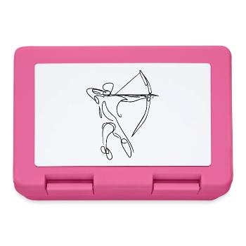 Archery Sketch - Lunchbox - pink - Front