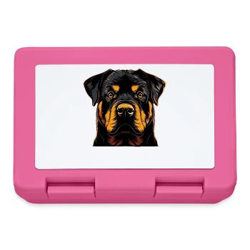 Rottweiler Dogs Love Proud Rottweiler Lovers - Lunchbox - pink - Front