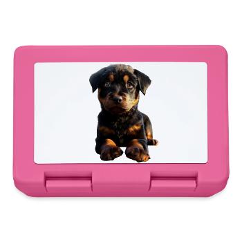 Rottweiler Dogs Love Proud Rottweiler Lovers - Lunchbox - pink - Front