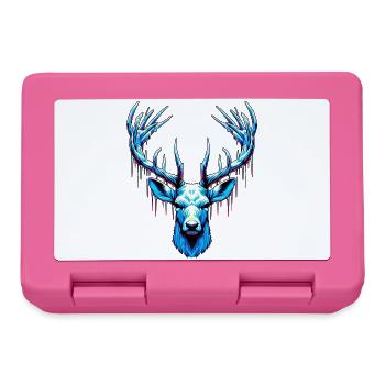 Cerf des glaces - Boîte à goûter - rose - Devant