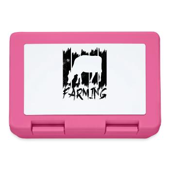 Cattle breeding - Lunchbox - pink - Front
