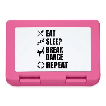 Breakdancer Zeitplan - Brotdose - Pink - Vorne
