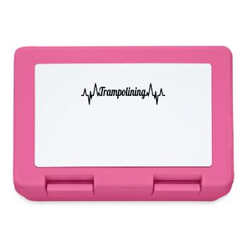 Trampolinspringen EKG Herzlinie - Brotdose - Pink - Vorne