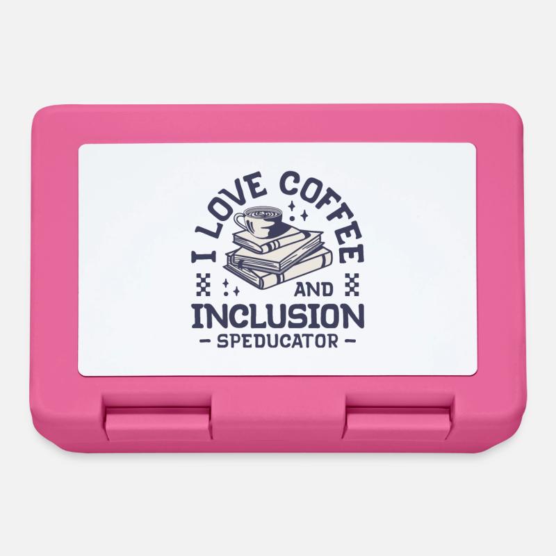 Speducator - I love coffee and inclusion - Lunchbox - pink