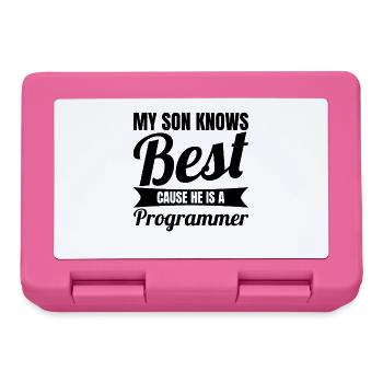 Programmer Son - Lunchbox - pink - Front
