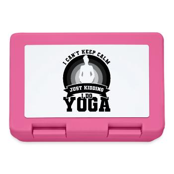 Je fais du yoga - Boîte à goûter - rose - Devant