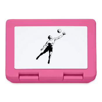 Volleyball players - Lunchbox - pink - Front