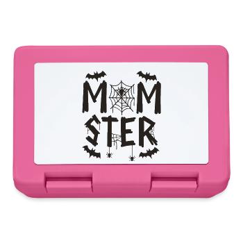 Monster Mama Halloween Kostüm - Brotdose - Pink - Vorne