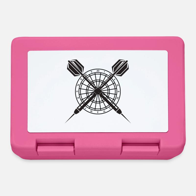 Crossing darts - Lunchbox - pink