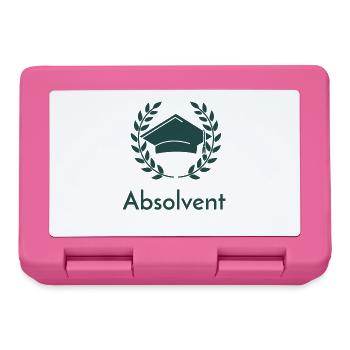 Feiere deinen Abschluss - Brotdose - Pink - Vorne