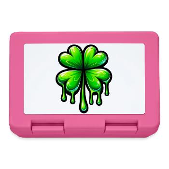 Four-leaf clover - Lunchbox - pink - Front