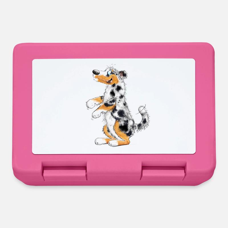 Funny Australian Shepherd - Brotdose - Pink