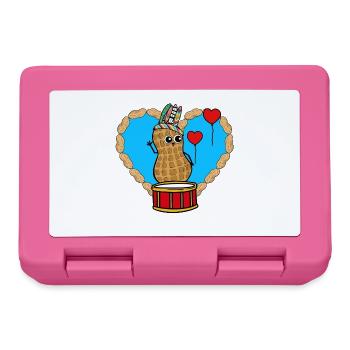Peanut Hippie Chaman Batteur Coeur Enfants - Boîte à goûter - rose - Devant