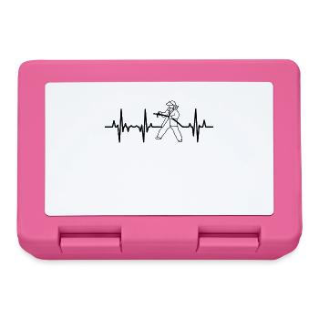 Firefighter Heart Palpitations - Lunchbox - pink - Front