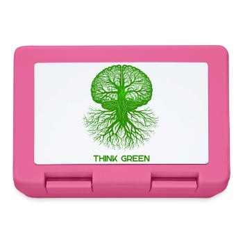 Think Green - Lunchbox - pink - Front