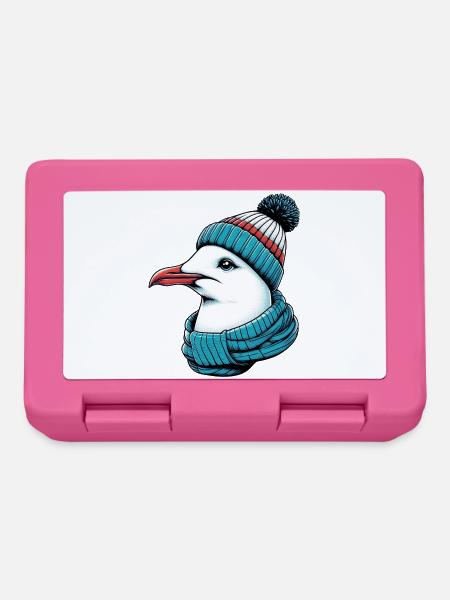 Möwe - Brotdose - Pink