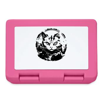 Look manga chat - Boîte à goûter - rose - Devant