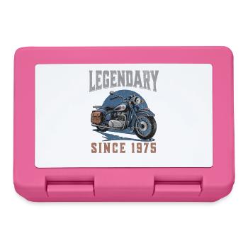 Légendaire 1975 – Conception de motos vintage - Boîte à goûter - rose - Devant