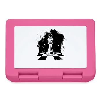 Chess Pieces Drawing - Lunchbox - pink - Front