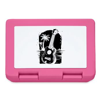 Ukulele Drawing - Lunchbox - pink - Front