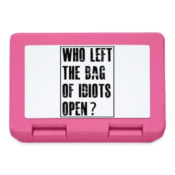 who left the bag - Lunchbox - pink - Front