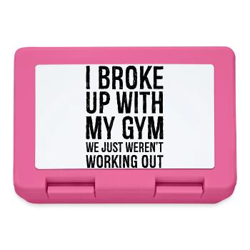 I broke up with my gum - Lunchbox - pink - Front