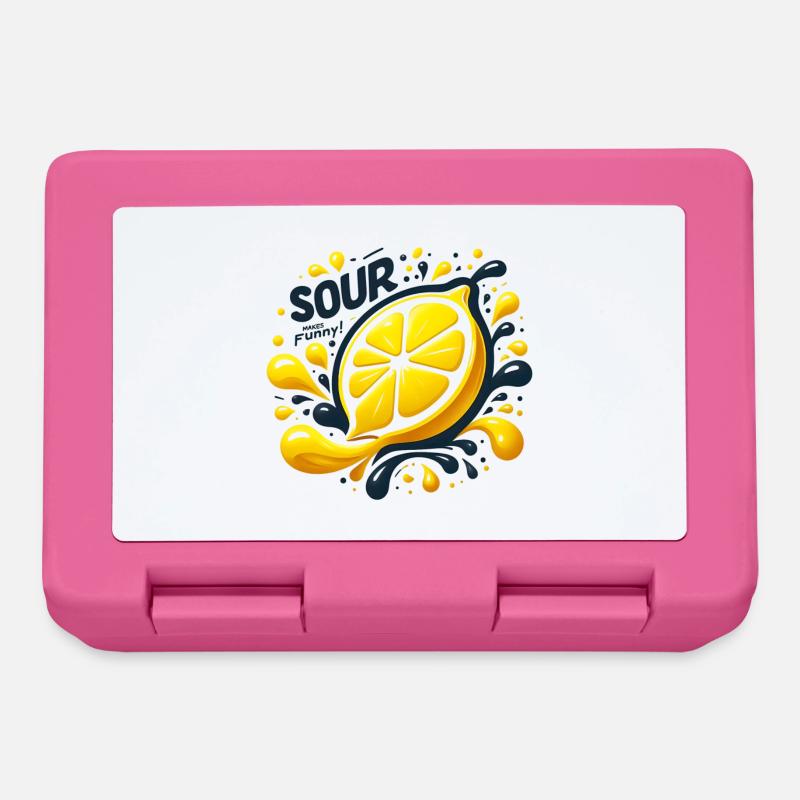 Zitrone Spritz-Splash - Brotdose - Pink