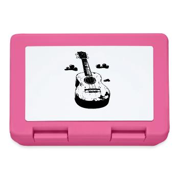Ukulele Comic-Stil - Brotdose - Pink - Vorne