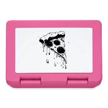 Pizza Piece Drawing - Lunchbox - pink - Front