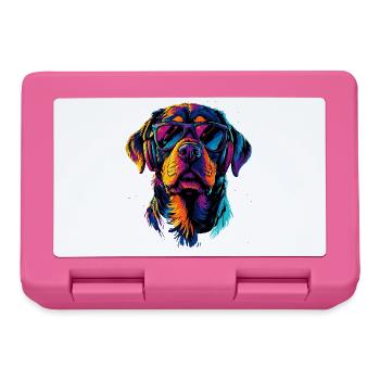 Rottweiler Dogs Love Proud Rottweiler Lovers - Lunchbox - pink - Front