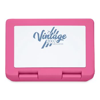 Birthday Vintage Vintage Retro 2007 - Lunchbox - pink - Front