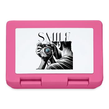 Camera Focus-Please Smile Design for Photographers - Lunchbox - pink - Front