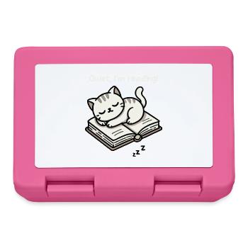 Silent Moments with Books - Lunchbox - pink - Front