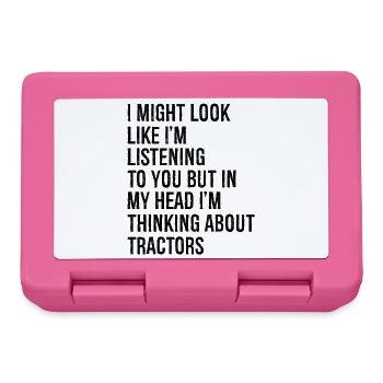 I might look like I'm listening to you In my head - Lunchbox - pink - Front