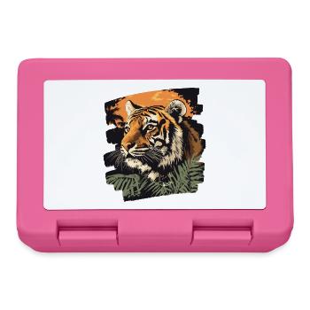 Tiger Retro - Brotdose - Pink - Vorne