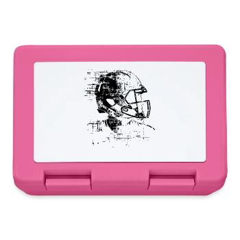 Football Helmet - Lunchbox - pink - Front