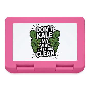Don't Kale My Vibe Shirt | Lustiges veganes Design - Brotdose - Pink - Vorne
