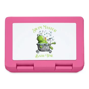 Swim Master Bath Time Wellness Frosch Badewanne - Brotdose - Pink - Vorne